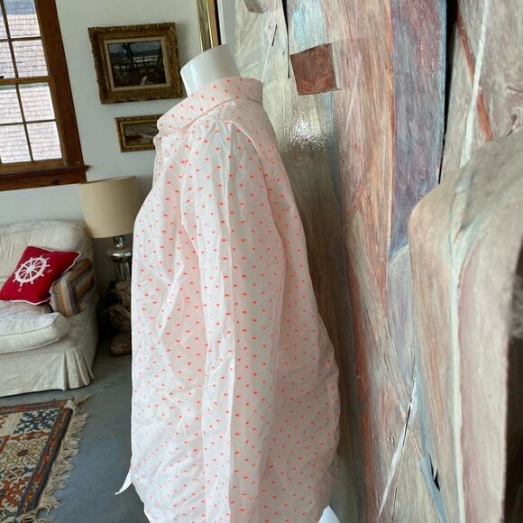 Pure Collection Neon Dobby Cotton Shirt Size 18 - Picture 7 of 12